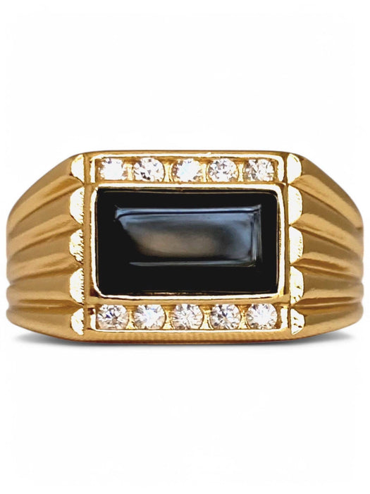 The Levi Black Onyx Ring