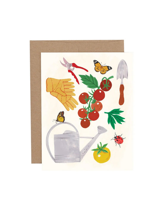 Tomato Garden Greeting Card