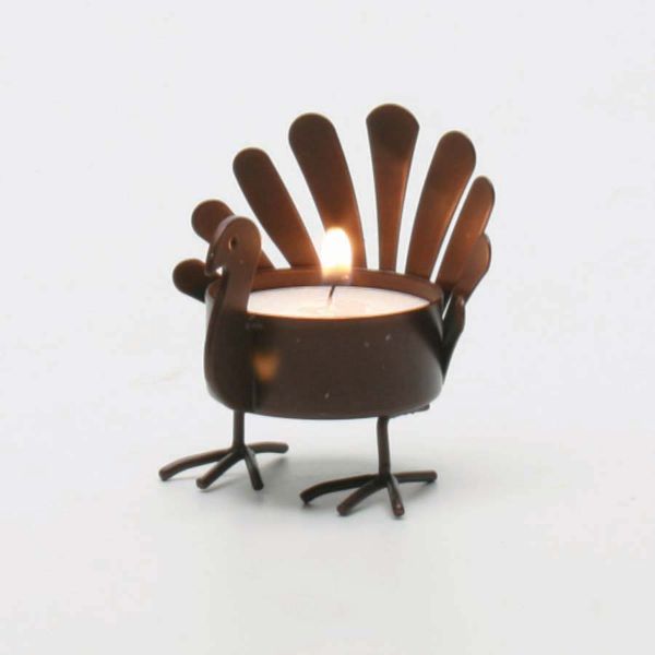 Standing Turkey Tea Light Holder