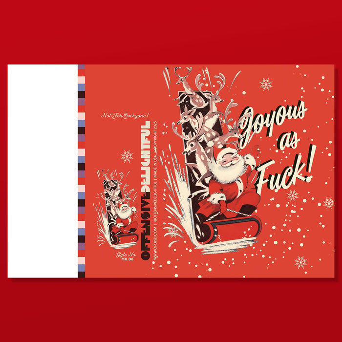 JOYOUS SLEIGH  christmas card