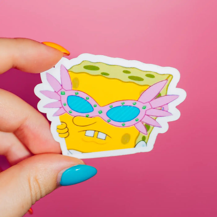 Spongebob Glasses Sticker