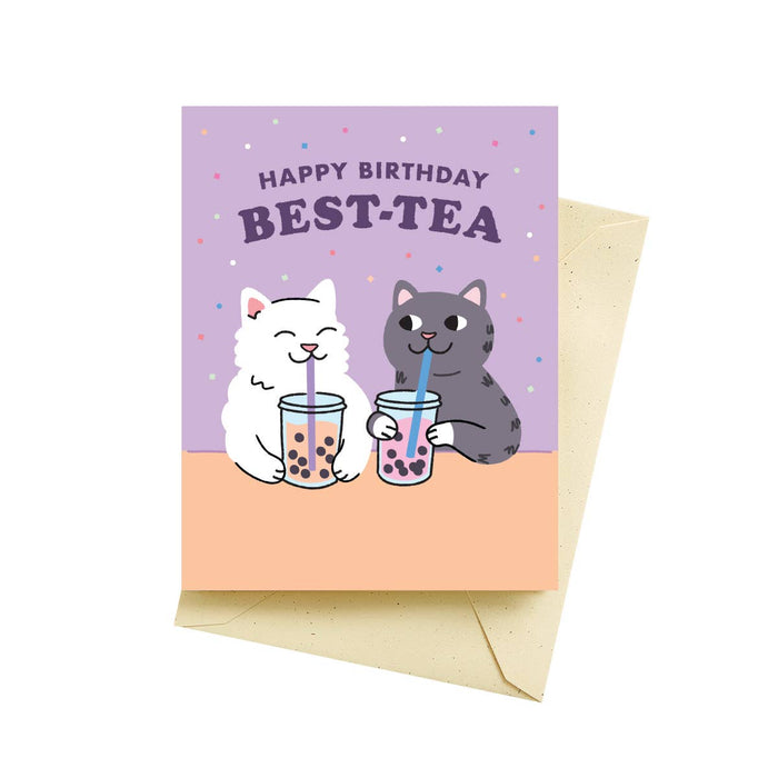 Best Tea Cats Birthday Cards