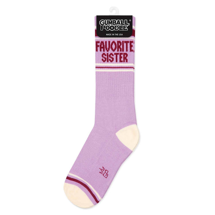 Favorite Sister Gym Crew Socks