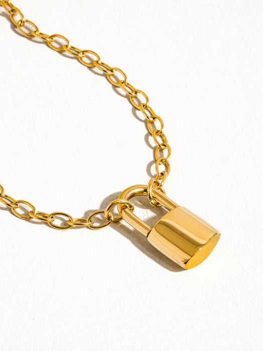 Lock Chain Necklace