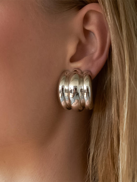 Colton Chunky Spiral Earrings