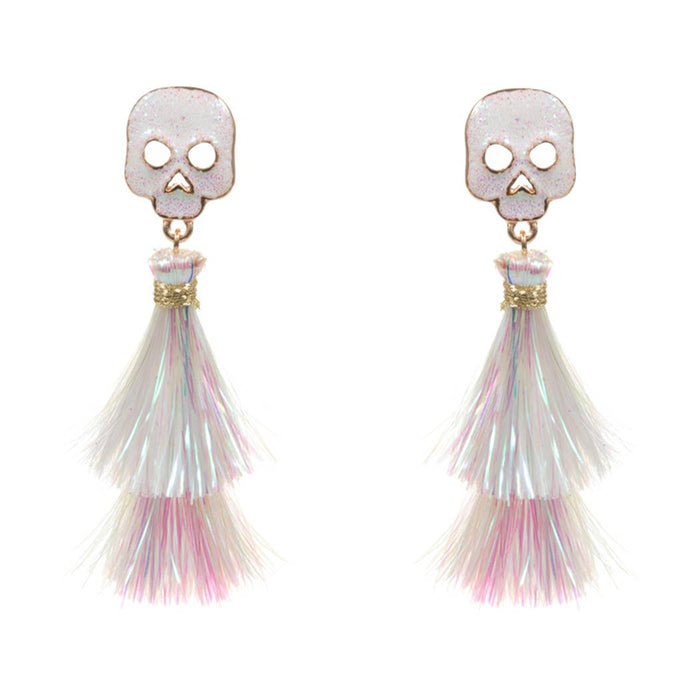 Halloween Characters w Tassel Post Earring