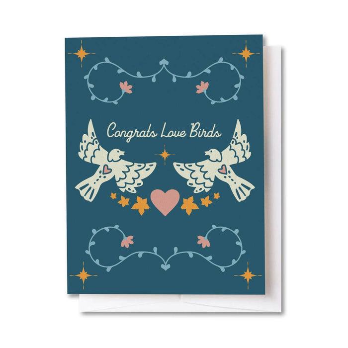 Congrats Love Birds Card