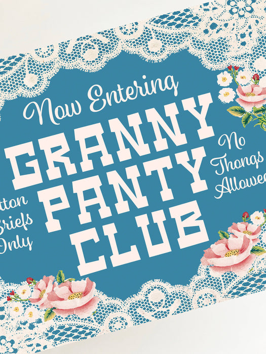 Granny Panty Club - Funny Birthday New Mom Friendship Card