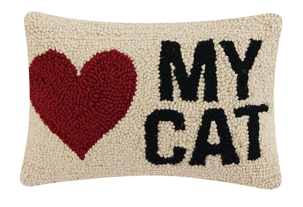 Heart My Cat Hook Pillow