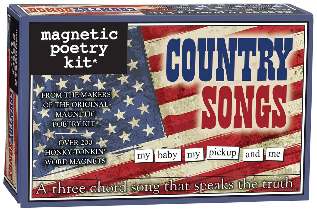 Country Songs Magnetic Poetry Kit
