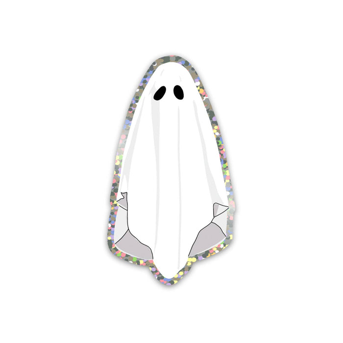 Bed Sheet Ghost Sparkle Glitter Sticker