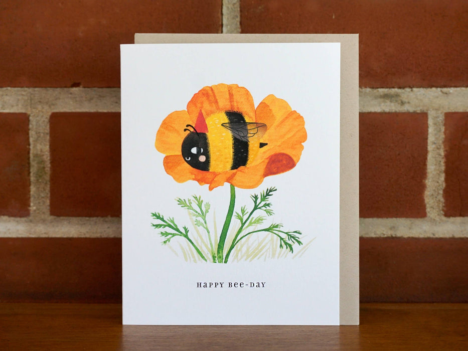 Birthday Bee Greeting Card