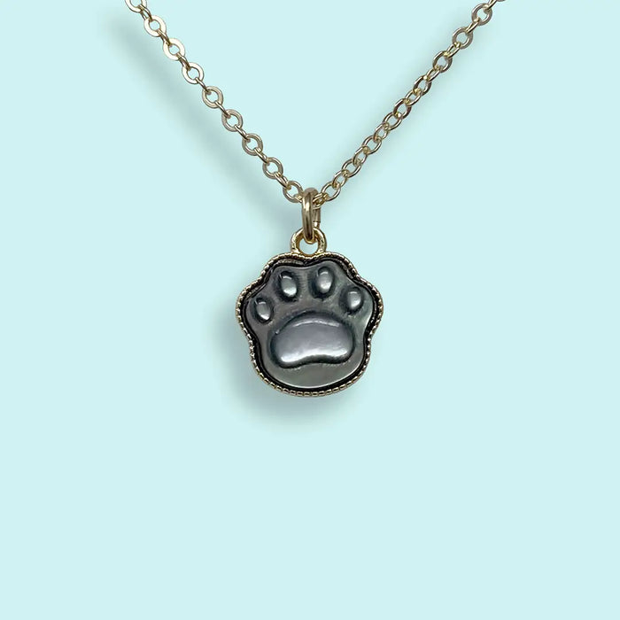 Shell Paw Print Necklace