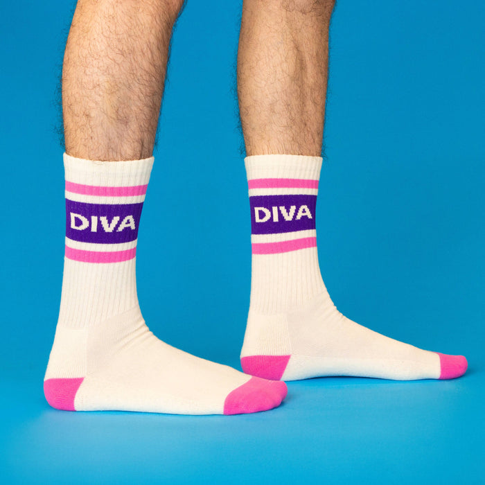 Diva Gym Crew Socks