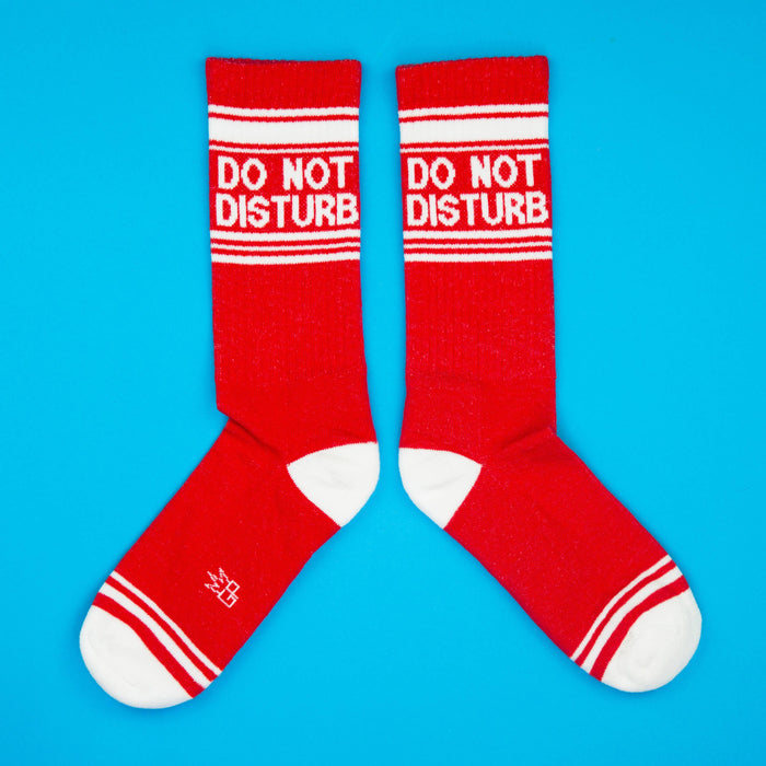 Do Not Disturb Gym Crew Socks