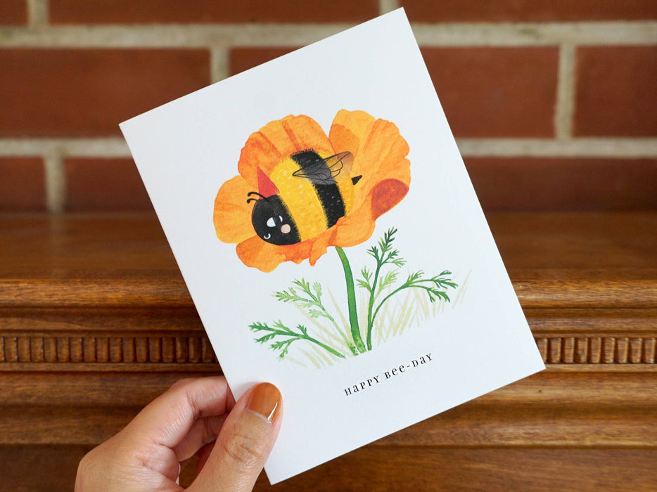 Birthday Bee Greeting Card