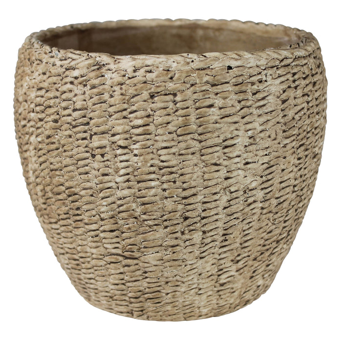 Pedro Cement Basket Cachepot