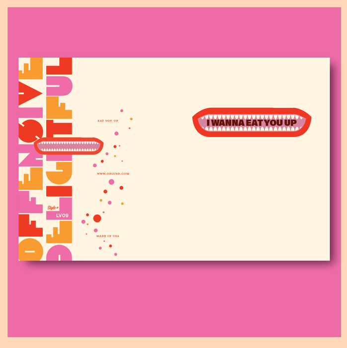 EAT YOU UP! everyday love card