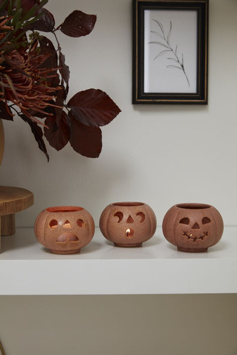 Grinning Pumpkin Votive