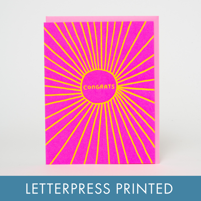 Sunbeam Congratulations Card