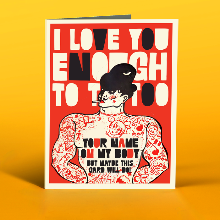 TATTOO YOU love card