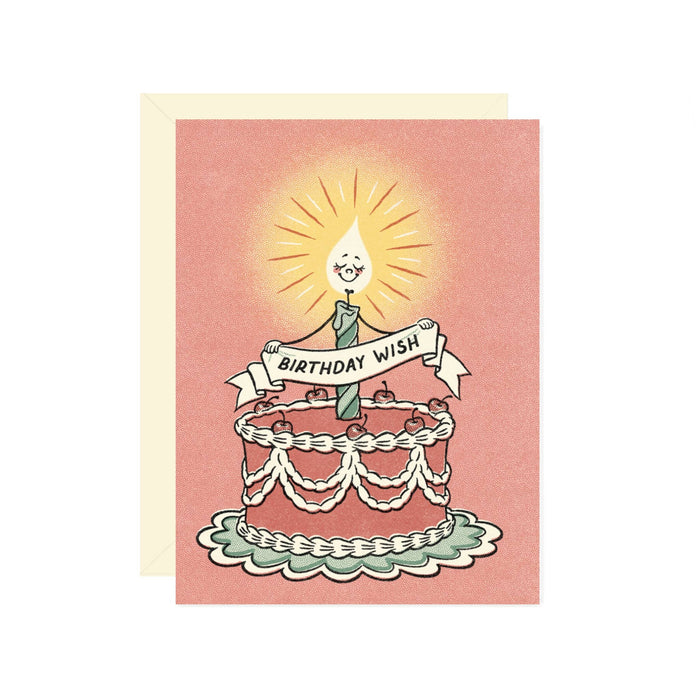 Birthday Candle Wish Card