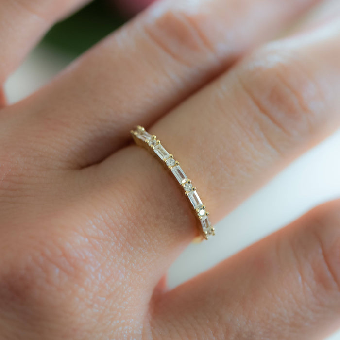 Baguette Stacking Ring