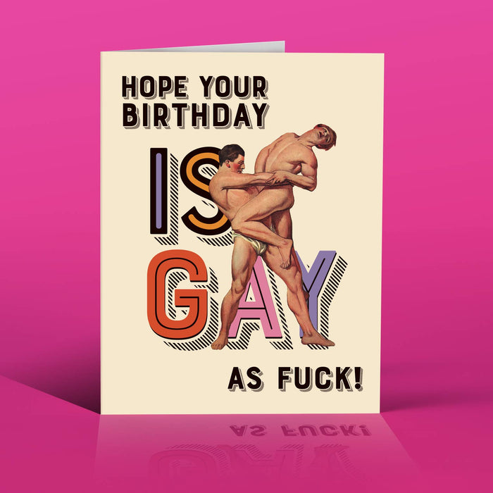 GAY AS>>> - Birthday Card
