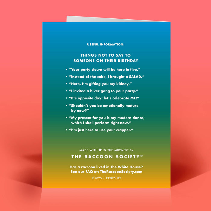 Shitstorm Birthday Card