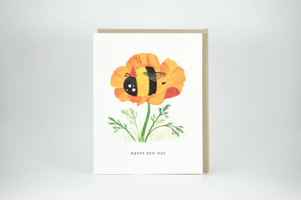 Birthday Bee Greeting Card