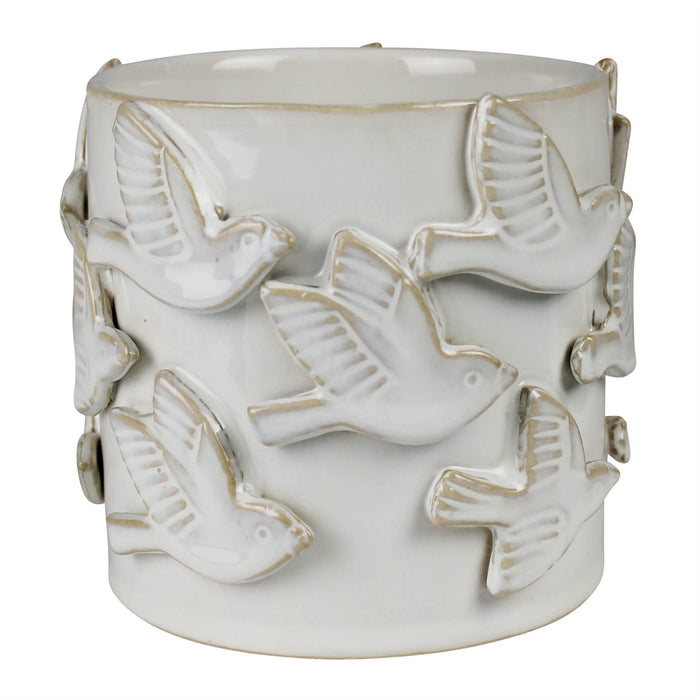 Bird Flock Cachepot