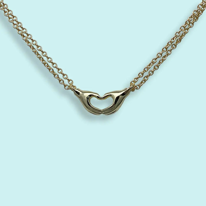 Heart Hands Necklace