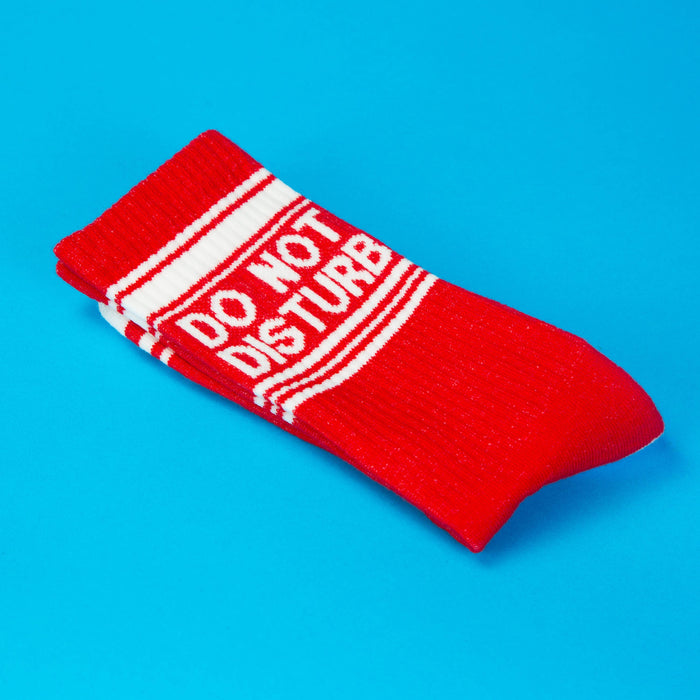 Do Not Disturb Gym Crew Socks