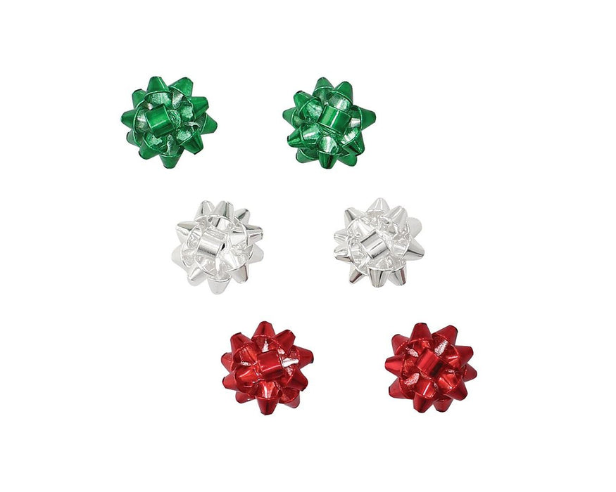 Gift Bow Earrings Trio