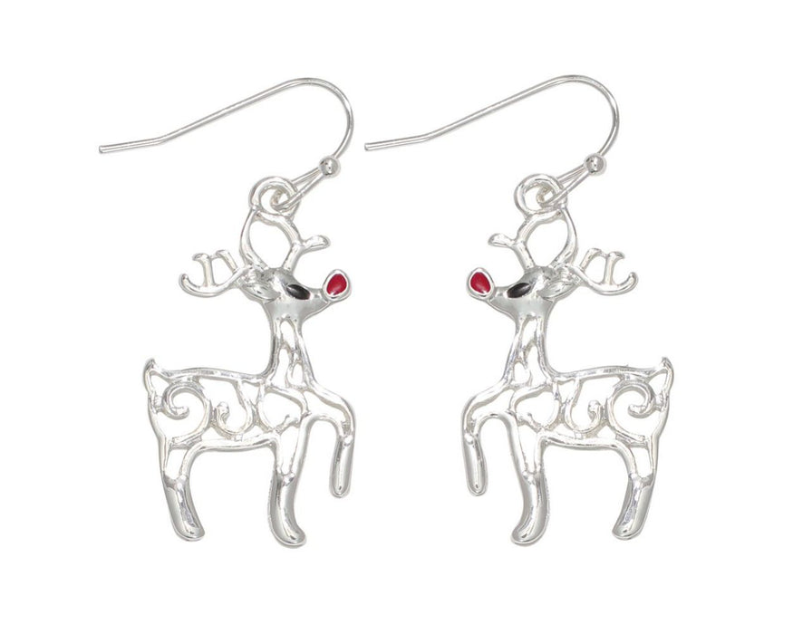 Prancing Rudolph Earrings