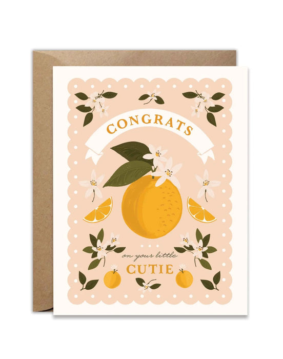 Congrats On Your Little Cutie Card