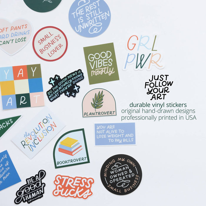 Hot People Shop Small Sticker | Funny Small Business Sticker