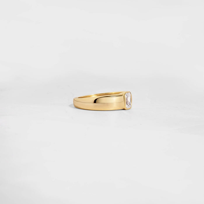 Baguette Dome Ring