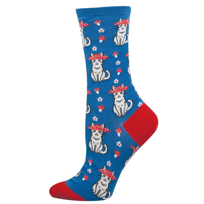 Mushroom Cat Socks