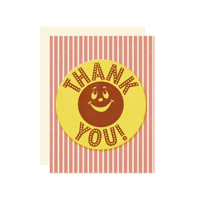 Face Thank You Card