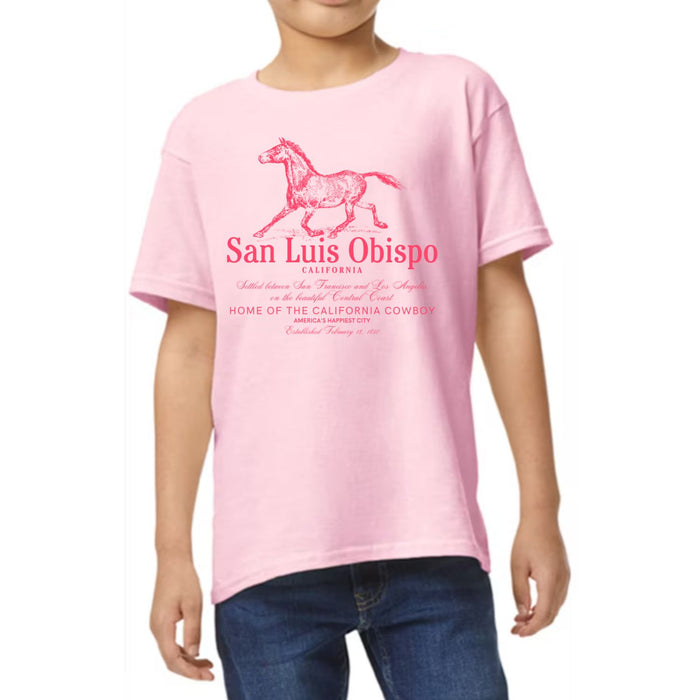 Youth San Luis Obispo California Cowboy T-Shirt