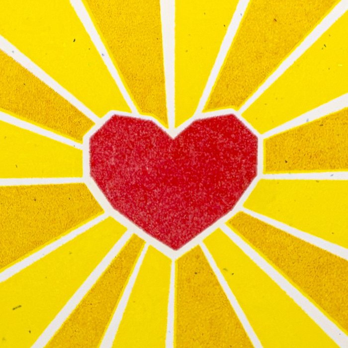 You Feel Like Sunshine - Risograph Card