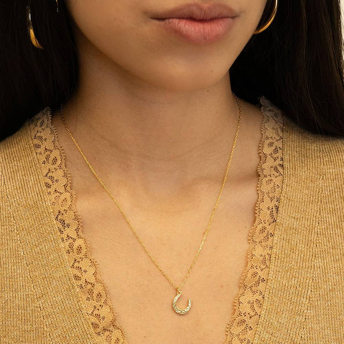 Horseshoe Charm Necklace