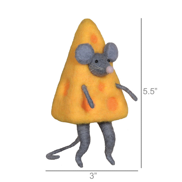 Cheese Mouse Ornament