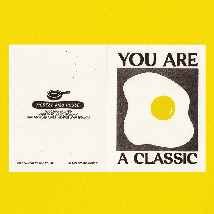 You Are A Classic - Risograph Card