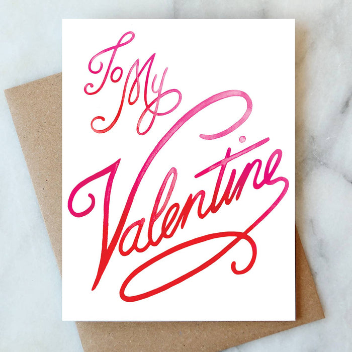 To My Valentine Greeting Card | Valentine Love Friendship