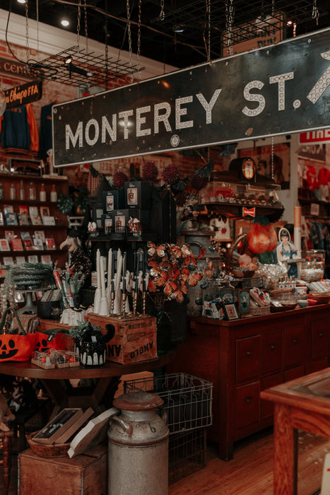 Vintage Monterey St. Metal Street Sign