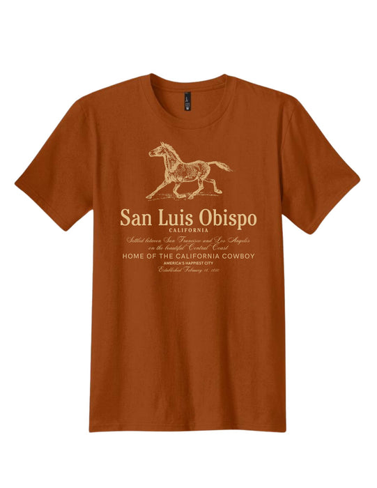 San Luis Obispo California Cowboy T-Shirt