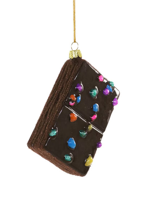 Cosmic Brownie Glass Ornament