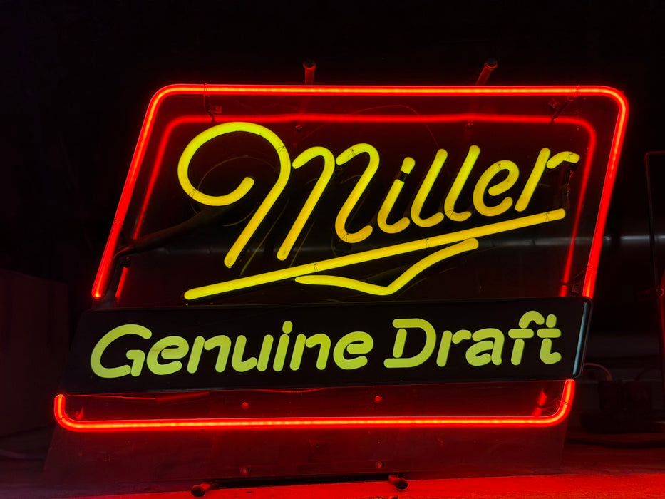 Vintage Neon Sign Beer Advertising